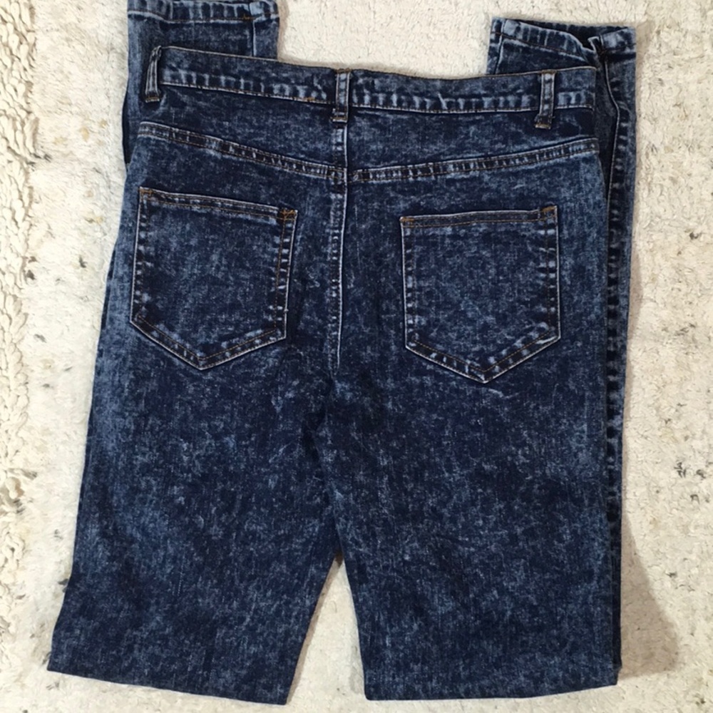 36point5 blue jean distressed leggings - Picture 4 of 7